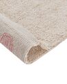 Detský bavlnený koberec 140 x 200 cm béžový/ružový DARDERE_906605
