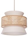 Pendant Lamp Beige and Natural LUYANO_891600