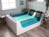 Whirlpool Bath with LED 1800 x 1200 mm White CURACAO_717964