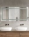LED Wall Mirror 120 x 60 cm Silver BENOUVILLE_837514