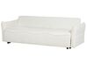 Boucle Sofa Bed with Storage White KRAMA_887856