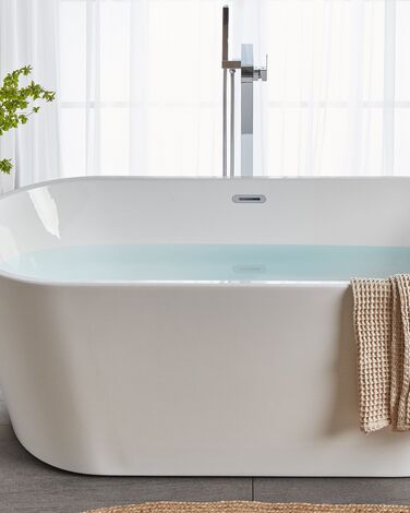 Frittstående badekar hvit 170 x 72 cm HAVANA