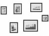 Wall Gallery of Landscapes 6 Frames Black ZINARE_819482