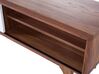 TV Stand Dark Wood with White BUFFALO_437719