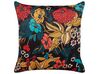 Set of 2 Velvet Cushions Floral Pattern 45 x 45 cm Multicolour PROTEA_834916