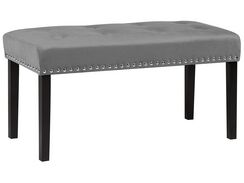 Penkki sametti harmaa 102 x 43 cm YORKTON Penkki sametti harmaa 102 x 43 cm YORKTON