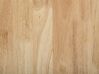 Eettafel rubberhout wit/bruin 120 x 75 cm HOUSTON_697762