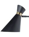 Kovová nástěnná lampa černá MELAWI_879704