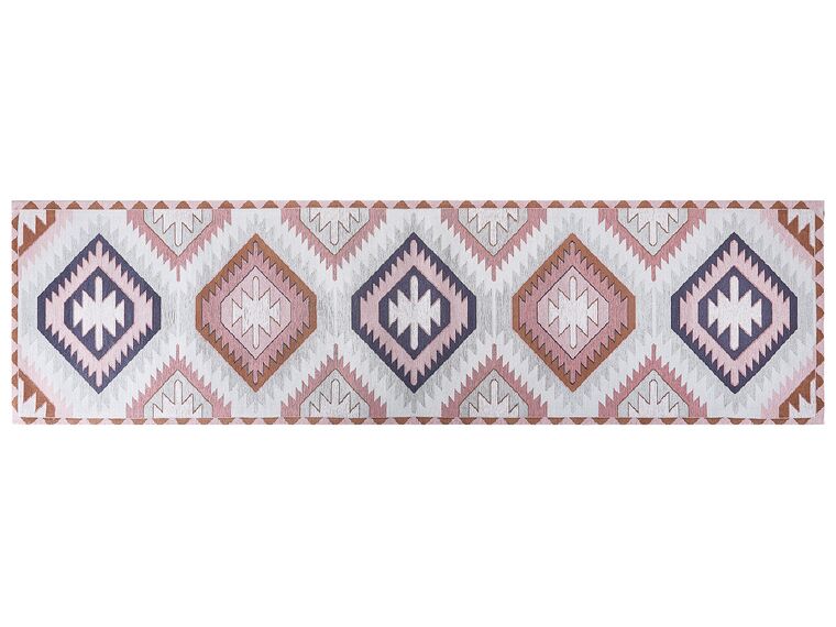 Bavlněný koberec 80 x 300 cm vícebarevný BESLER_853702