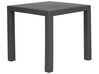 Trädgårdsmöbelset av bord och 4 stolar mörkgrå FOSSANO_744650