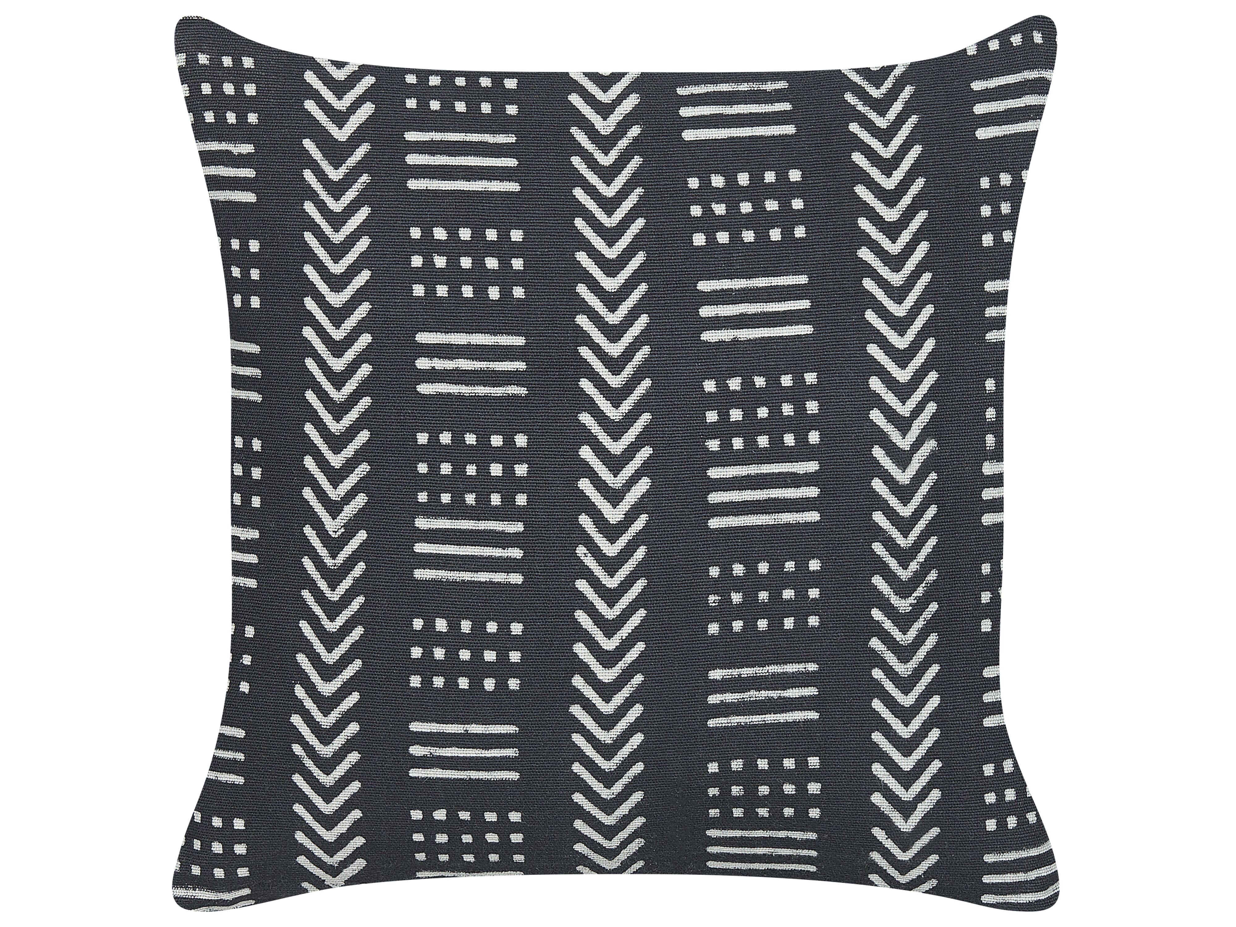 DecoKing 2 Kissenbezüge 50x60 Cm – Baumwollsatin, Geometrisches Mint-Muster, Zweiseitig Bedruckt