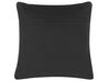 Cotton Embossed Cushion 45 x 45 cm Grey PAIKA_755294