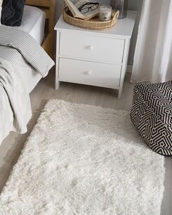 Matto valkoinen 80 x 150 cm EVREN Matto valkoinen 80 x 150 cm EVREN