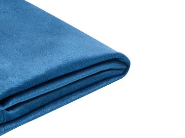 Capa em veludo azul escuro 140 x 200 cm para cama FITOU