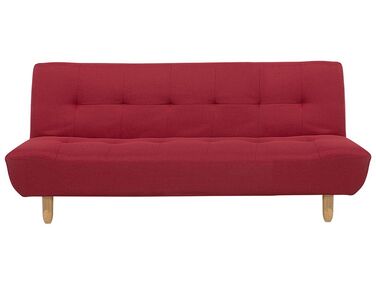 Piros kárpitozott kanapéágy ALSTEN