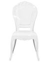 Set of 2 Accent Chairs Acrylic White VERMONT_691805