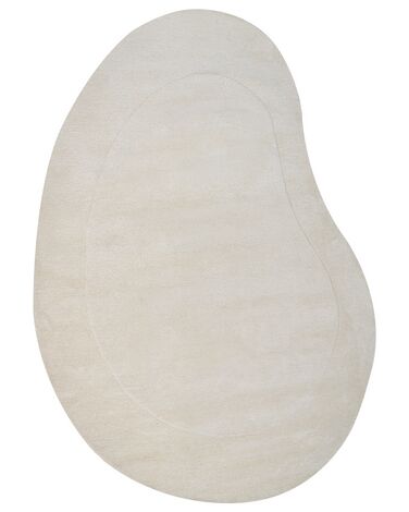 Tappeto viscosa beige 160 x 230 cm MASSO