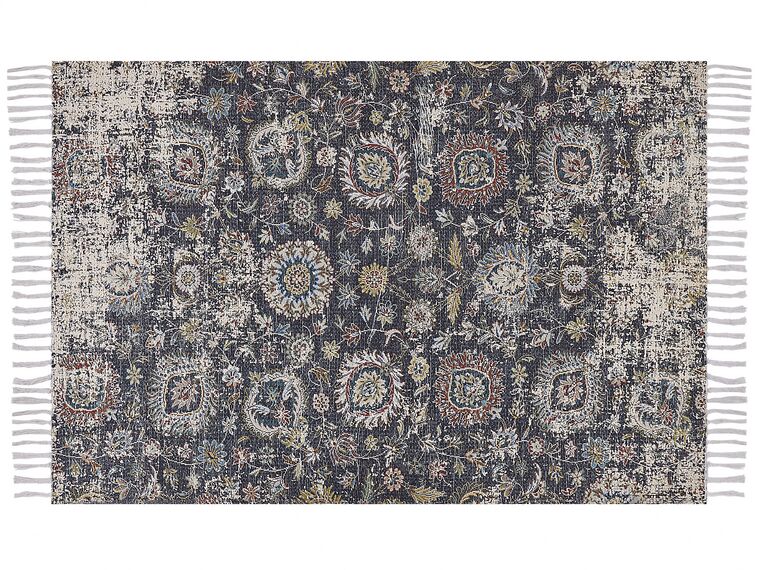 Teppich mehrfarbig 140 x 200 cm orientalisches Muster Kurzflor ARMUTALAN_817462