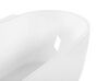 Badewanne freistehend weiß mit Armatur oval 170 x 80 cm ROTSO_775666
