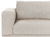 3 Seater Fabric Sofa Light Beige NIVALA_874120