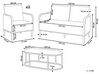 4 Seater Aluminium Garden Sofa Set Off-White MONTEFALCO_905541