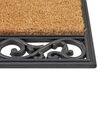Coir Doormat Natural and Black POBEDA_905010