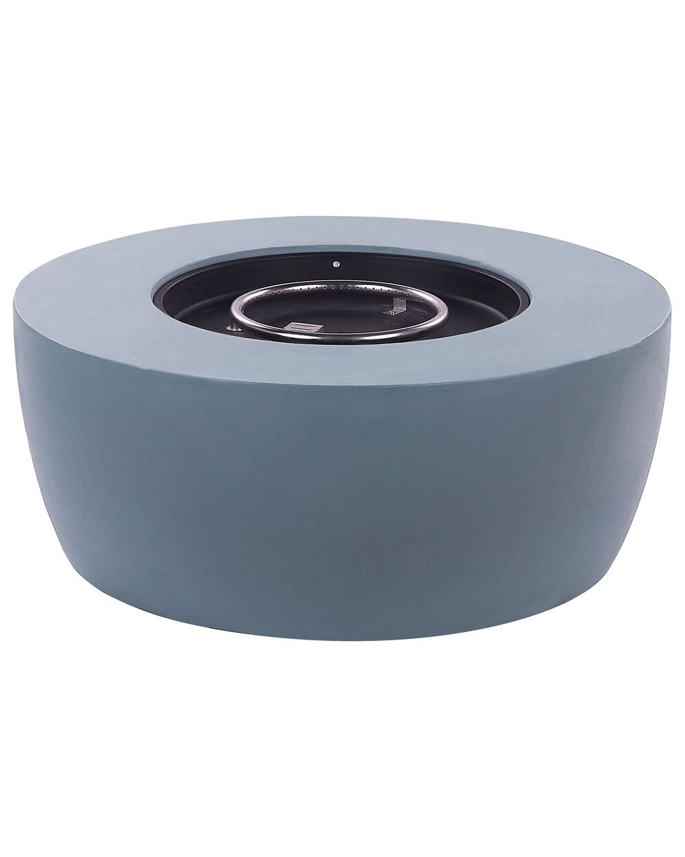 Feuerstelle dunkelgrau Leichtbeton rund INDUS II | Beliani.at
