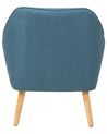 Fabric Armchair Teal Blue LOKEN_548907