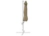 Cantilever Garden Parasol ⌀ 3 m Sand Beige and White Canopy SAVONA_699618