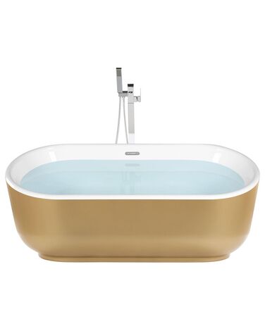 Banheira autónoma em acrílico dourado 170 x 80 cm PINEL