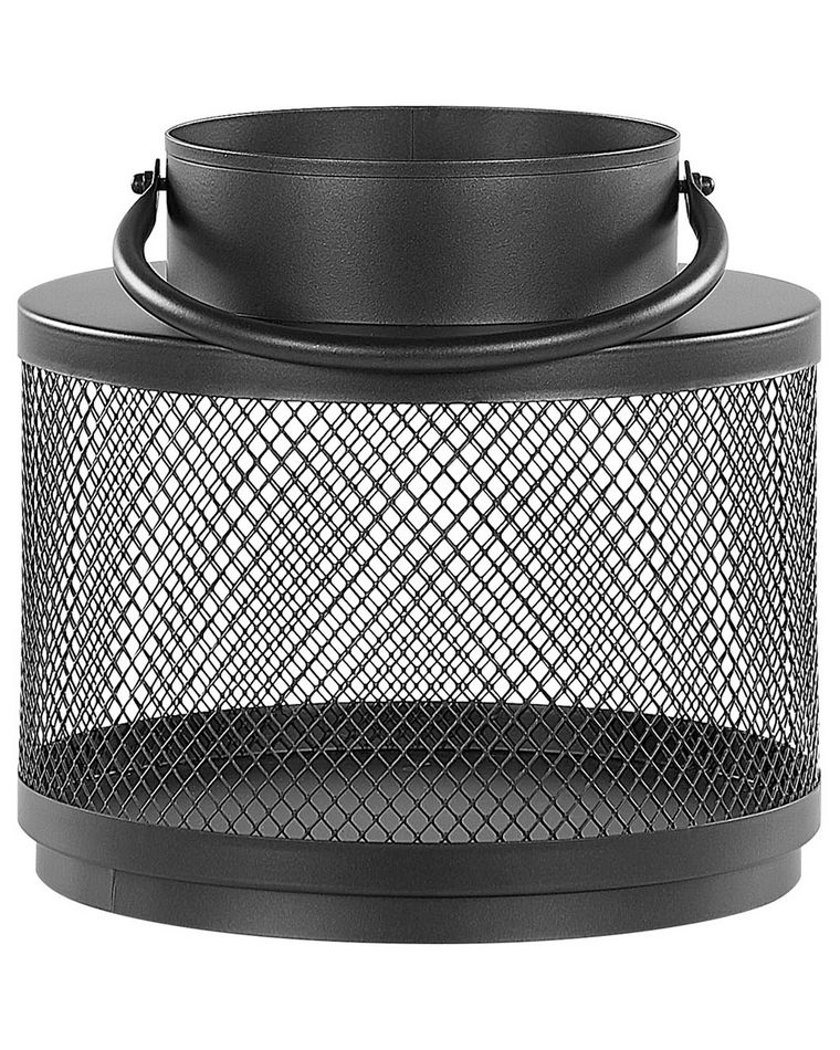 Lanterne Décorative Hellum En Métal Avec Bougie LED Jaune Vacillante - Pour Intérieur Et Extérieur - 1