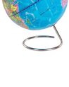 Globus blau mit Magneten Edelstahl-Standfuss 29 cm CARTIER_784341