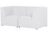 2 pers. sofa off-white fløjl LEMVIG_875526