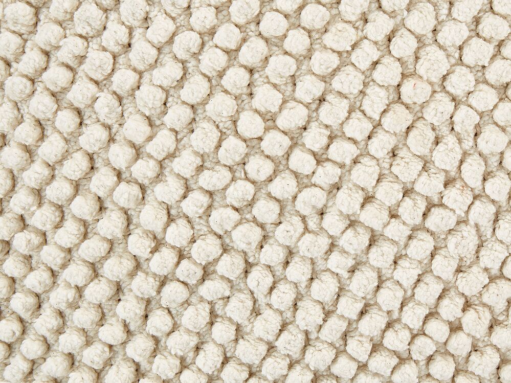 Cojín de suelo de algodón 70 x 70 x 15 cm beige JOARA 