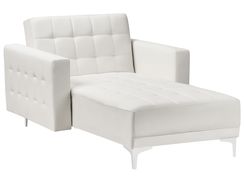 Valkoinen keinonahkadivaani ABERDEEN