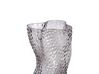 Glass Flower Vase 31 cm Grey DYTIKO_838262