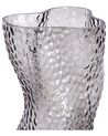 Glass Flower Vase 31 cm Grey DYTIKO_838262