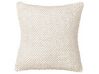 Cotton Cushion 45 x 45 cm Beige JOARA_880082