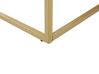 Konferenční stolek s mramorovým efektem zlatý/černý DELANO_791620