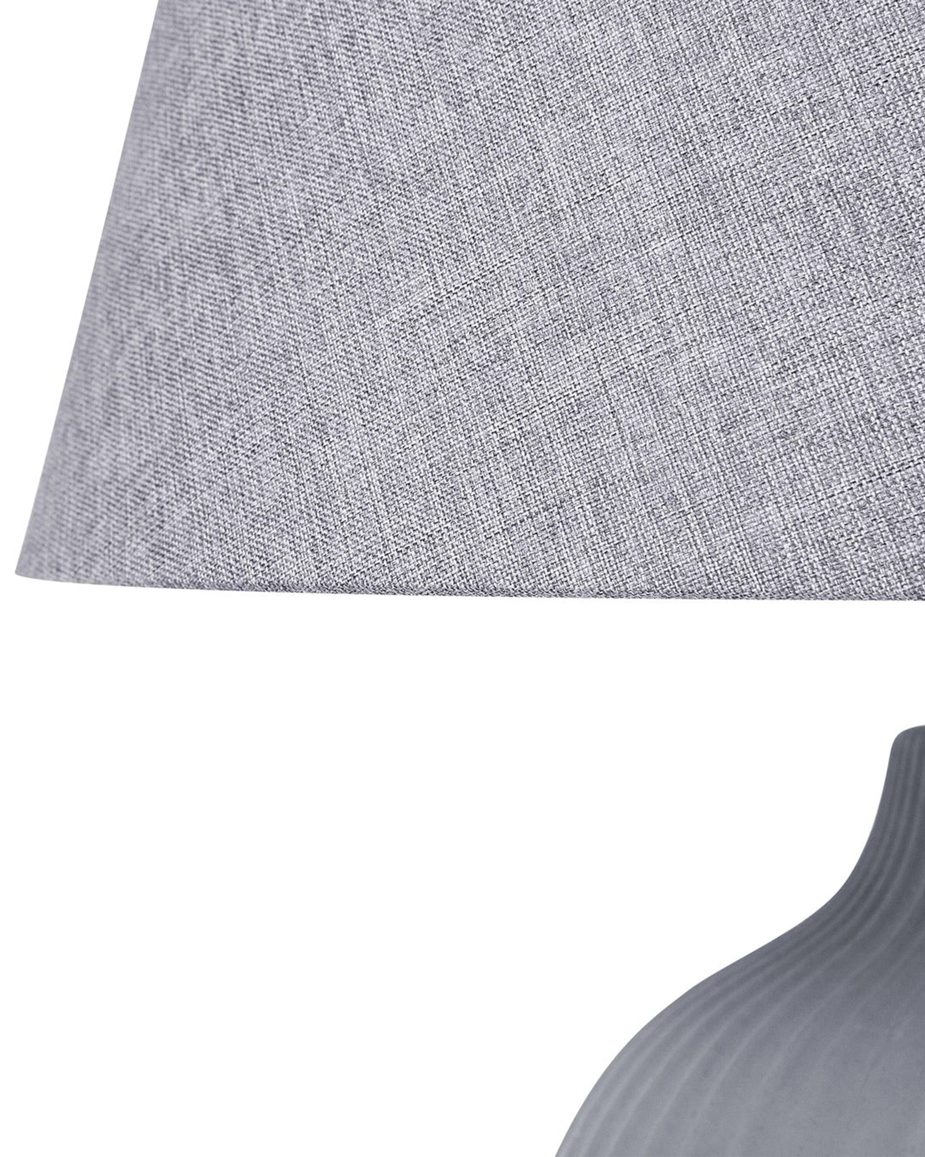 Ceramic Table Lamp Grey FERGUS_746077