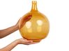 Dekoratívna sklenená váza 34 cm oranžová GOSHT_867382