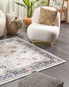 Area Rug 160 x 230 cm Beige and Blue ARATES_854416