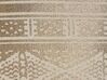 Almofada de algodão com padrão geométrico dourado 50 x 50 cm OUJDA_831045
