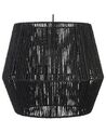 Lámpara de techo de cuerda de papel negra 127 cm GWERU_827352