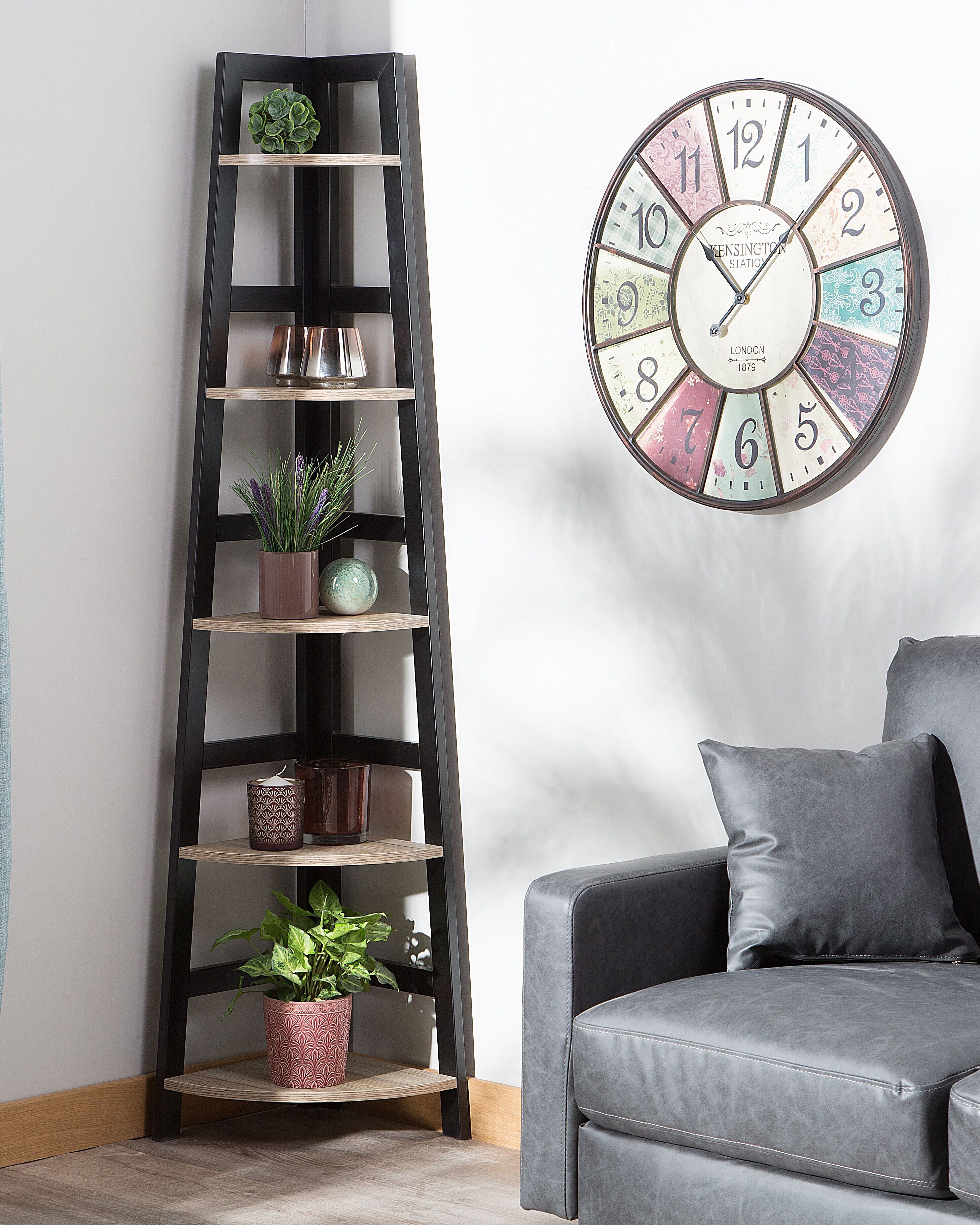 Reol Sort/Lyst træ BEXLEY | Beliani.dk