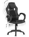 Swivel Office Chair Black FIGHTER_756148