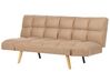 Sofa rozkładana brązowa INGARO_894157