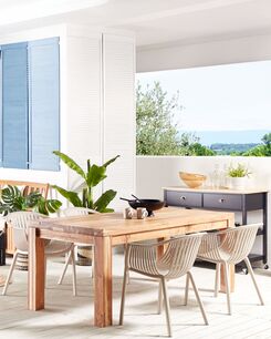 Puutarhatuoli muovi beige 4 kpl NAPOLI