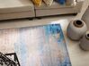 Vloerkleed polyester blauw 140 x 200 cm INEGOL_717029
