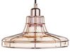 Glass Pendant Lamp Copper TORRE_694029
